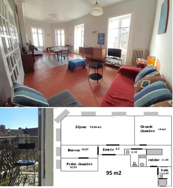 Les 7 Balcons, Comedie-Gare, Parking, Spacieux Lumineux Appt Haussmannien Montpellier Eksteriør billede