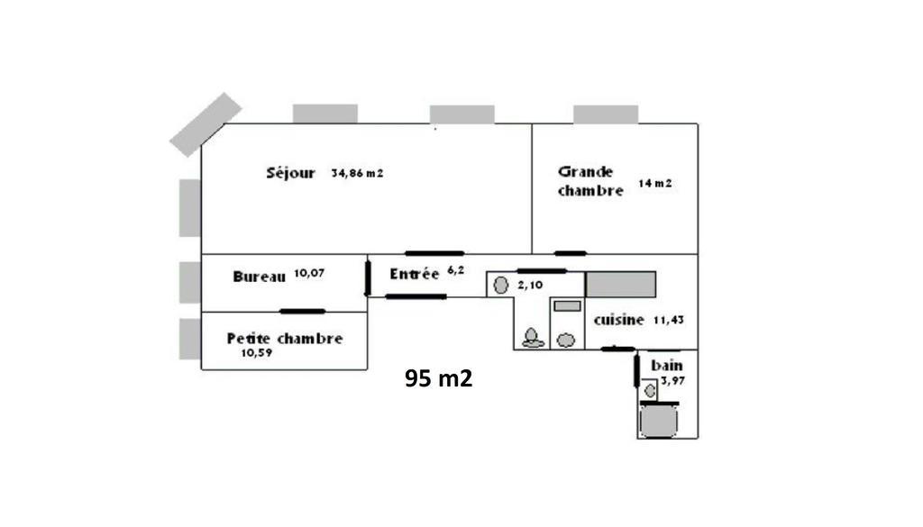 Les 7 Balcons, Comedie-Gare, Parking, Spacieux Lumineux Appt Haussmannien Montpellier Eksteriør billede